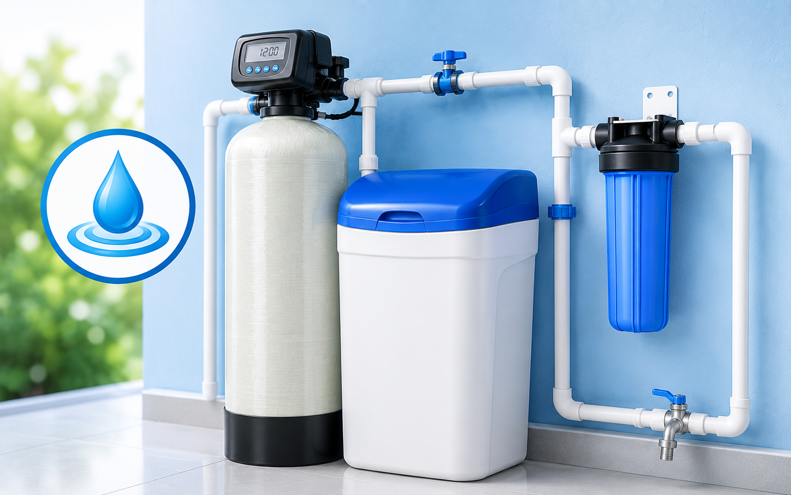 Water softener installation
